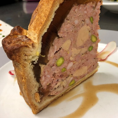 Pâte en croûte au foie gras et truffe